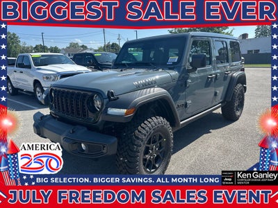 2026 Jeep Wrangler WRANGLER 4-DOOR WILLYS