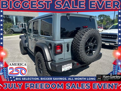 2026 Jeep Wrangler WRANGLER 4-DOOR WILLYS
