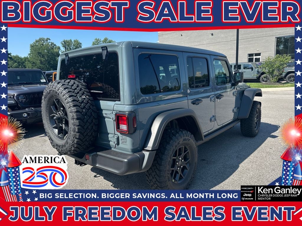 2026 Jeep Wrangler WRANGLER 4-DOOR WILLYS
