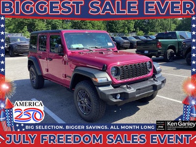 2026 Jeep Wrangler WRANGLER 4-DOOR SPORT S