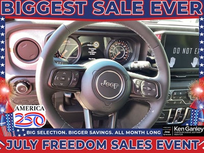 2026 Jeep Wrangler WRANGLER 4-DOOR SPORT S