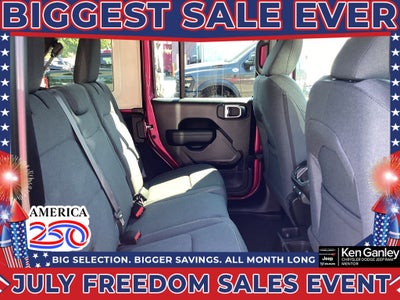 2026 Jeep Wrangler WRANGLER 4-DOOR SPORT S