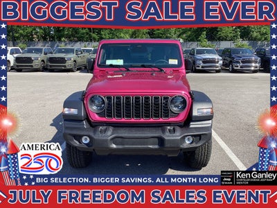 2026 Jeep Wrangler WRANGLER 4-DOOR SPORT S