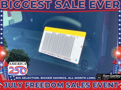 2026 Jeep Wrangler WRANGLER 4-DOOR SPORT S