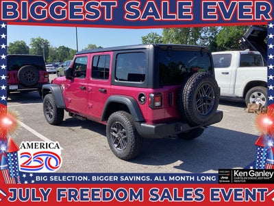 2026 Jeep Wrangler WRANGLER 4-DOOR SPORT S