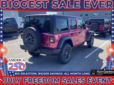 2026 Jeep Wrangler WRANGLER 4-DOOR SPORT S