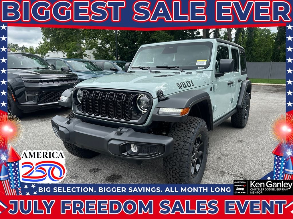 2026 Jeep Wrangler WRANGLER 4-DOOR WILLYS