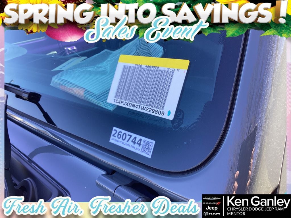 2026 Jeep Wrangler WRANGLER 4-DOOR SPORT S