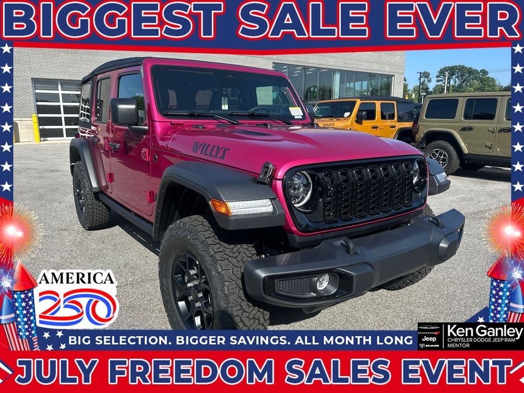 2026 Jeep Wrangler WRANGLER 4-DOOR WILLYS