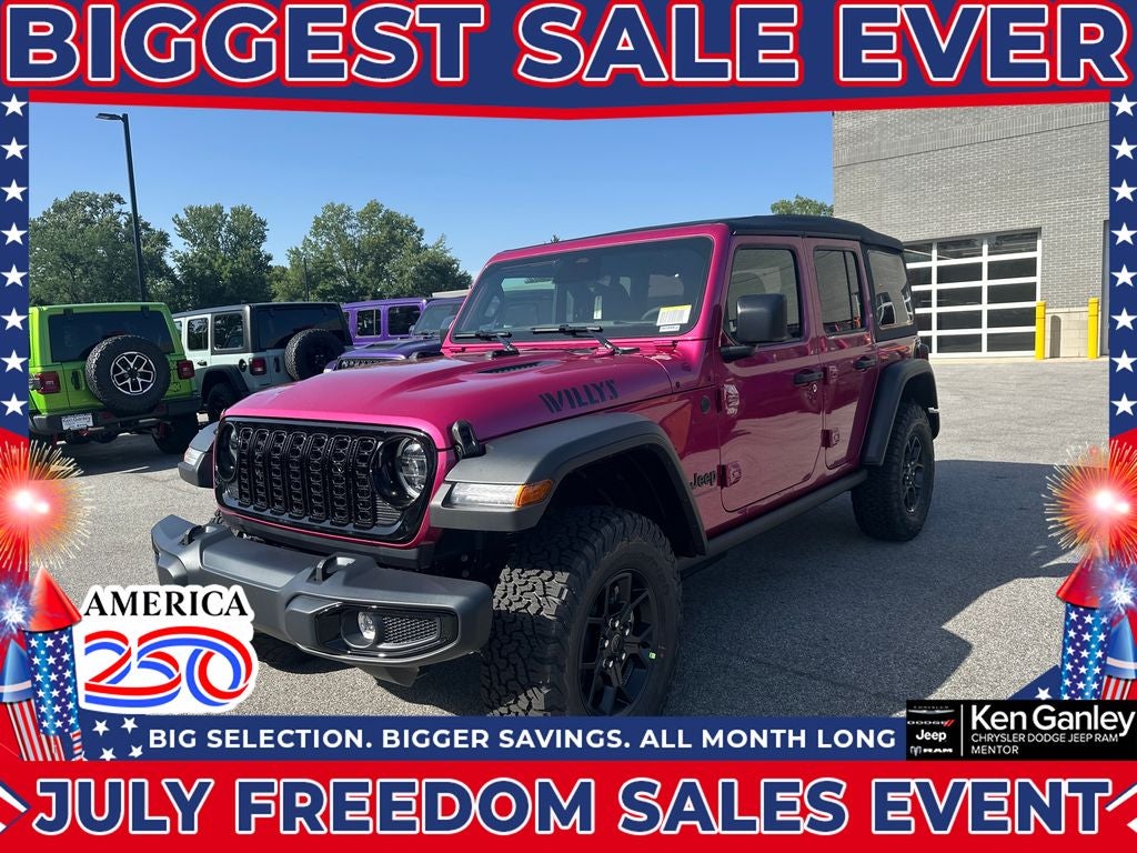 2026 Jeep Wrangler WRANGLER 4-DOOR WILLYS