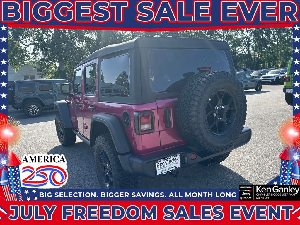 2026 Jeep Wrangler WRANGLER 4-DOOR WILLYS
