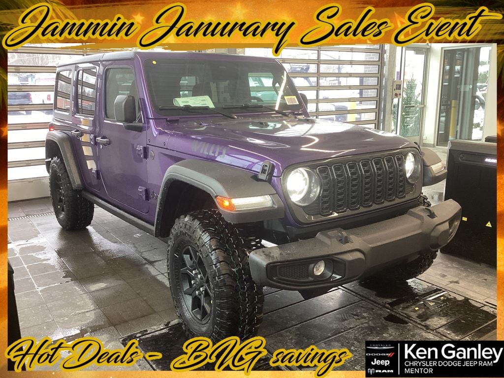 2026 Jeep Wrangler WRANGLER 4-DOOR WILLYS