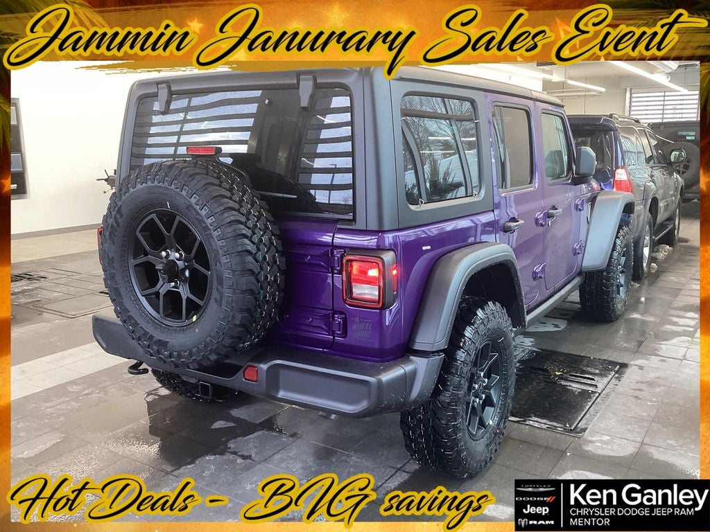 2026 Jeep Wrangler WRANGLER 4-DOOR WILLYS
