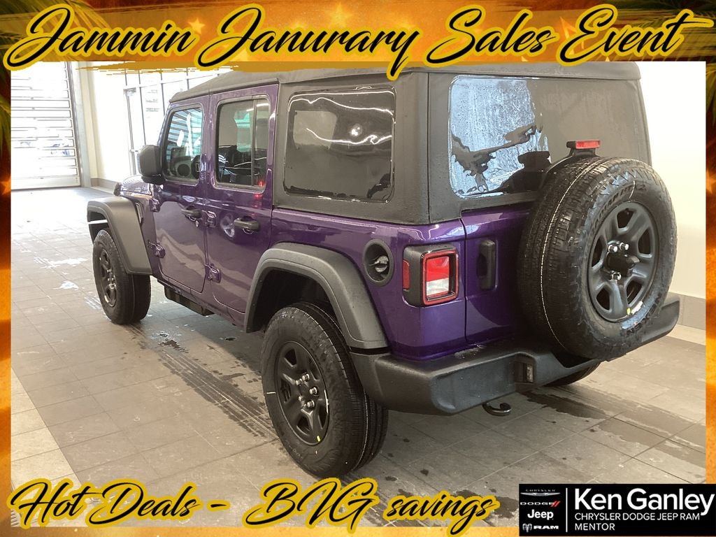 2026 Jeep Wrangler WRANGLER 4-DOOR SPORT