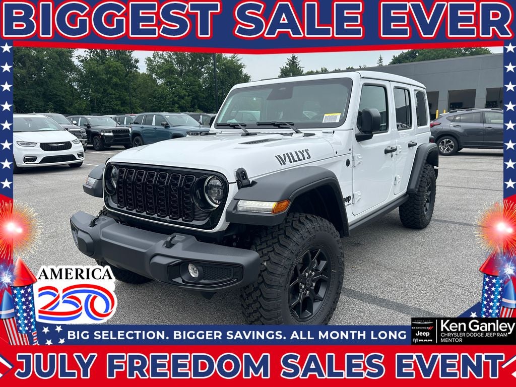 2026 Jeep Wrangler WRANGLER 4-DOOR WILLYS