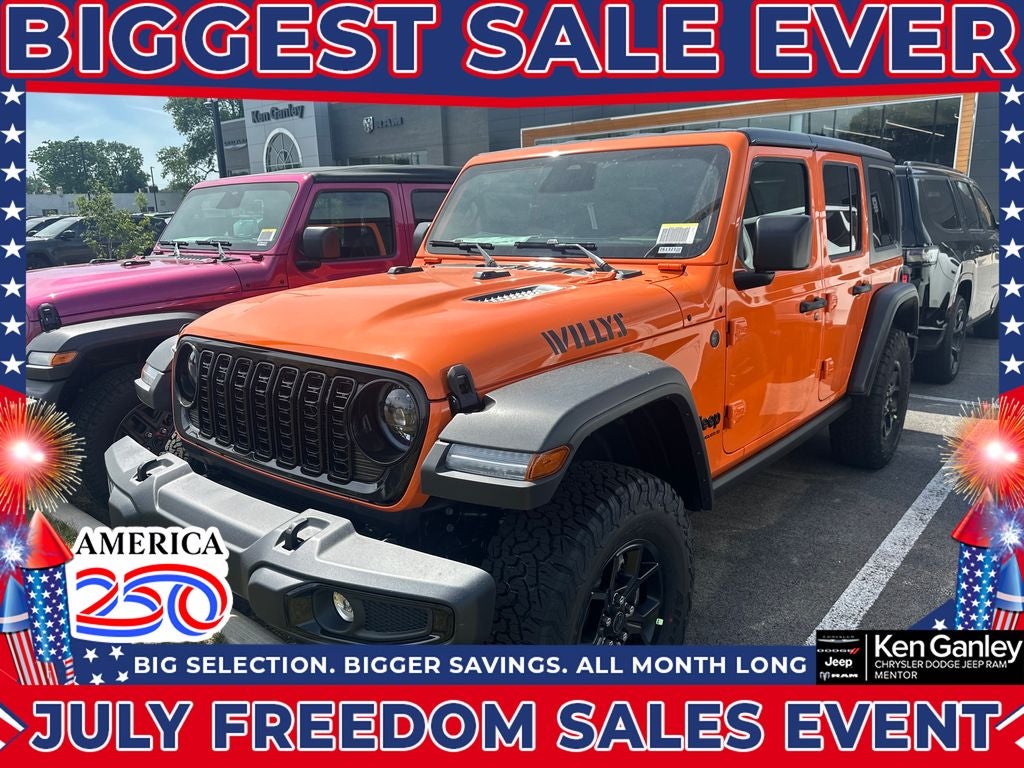 2026 Jeep Wrangler WRANGLER 4-DOOR WILLYS