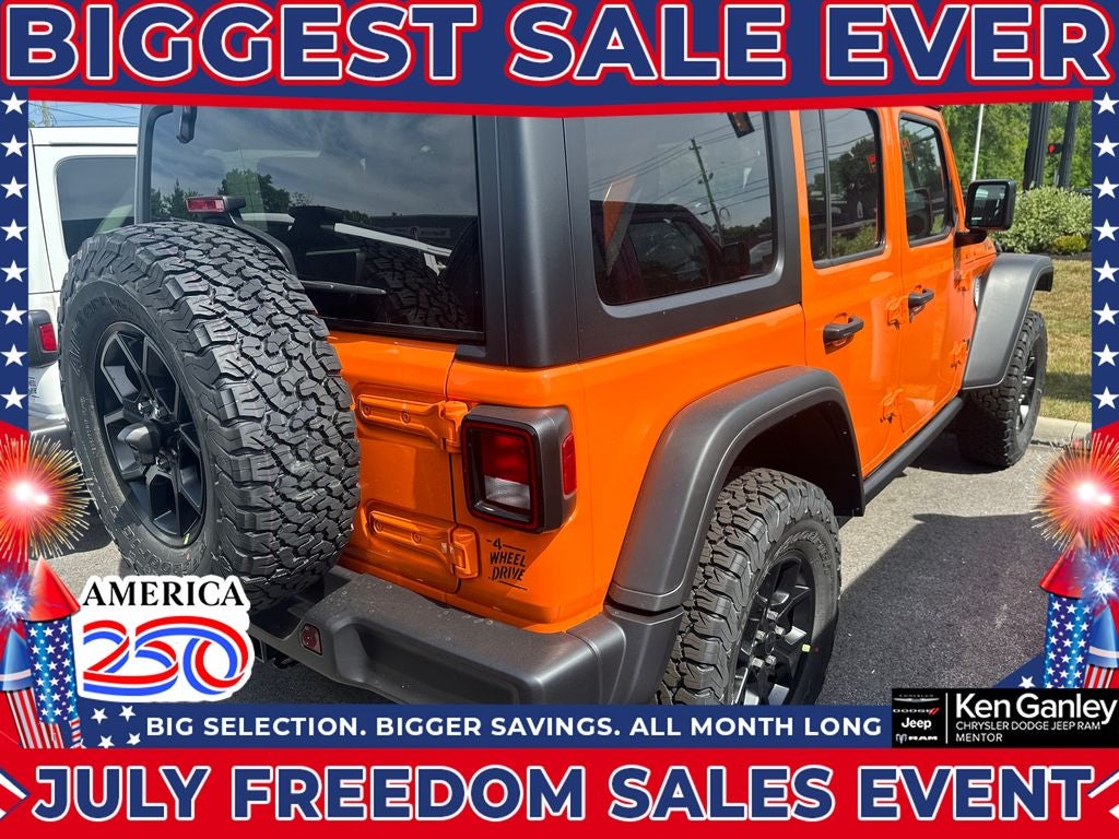 2026 Jeep Wrangler WRANGLER 4-DOOR WILLYS