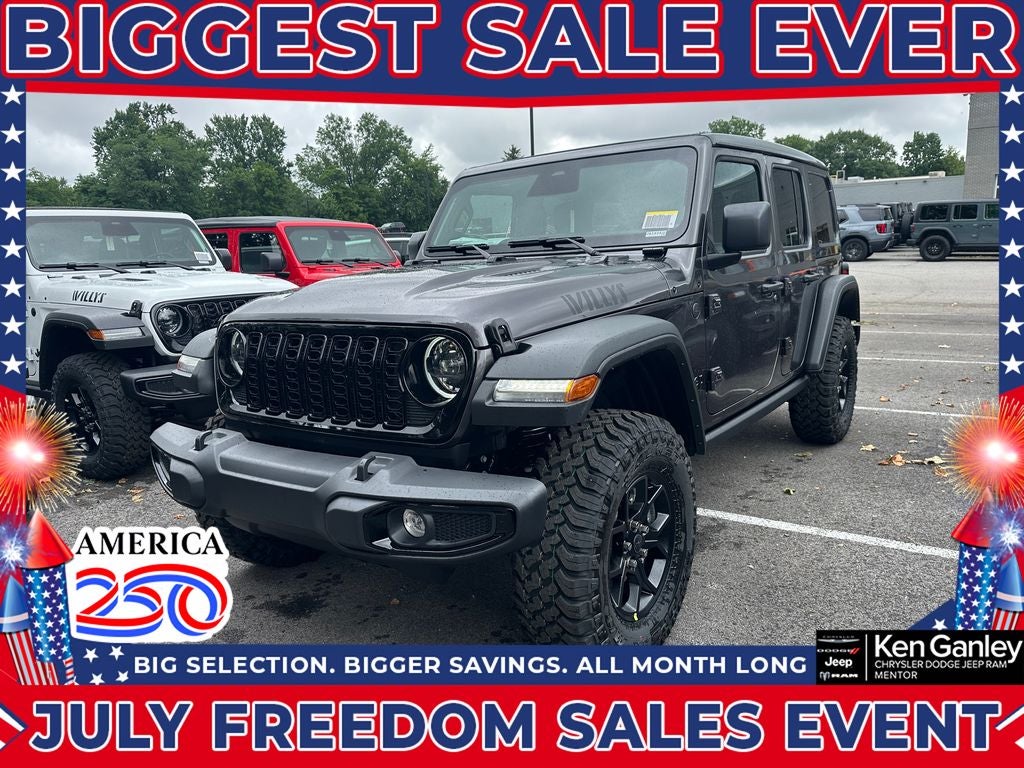 2026 Jeep Wrangler WRANGLER 4-DOOR WILLYS