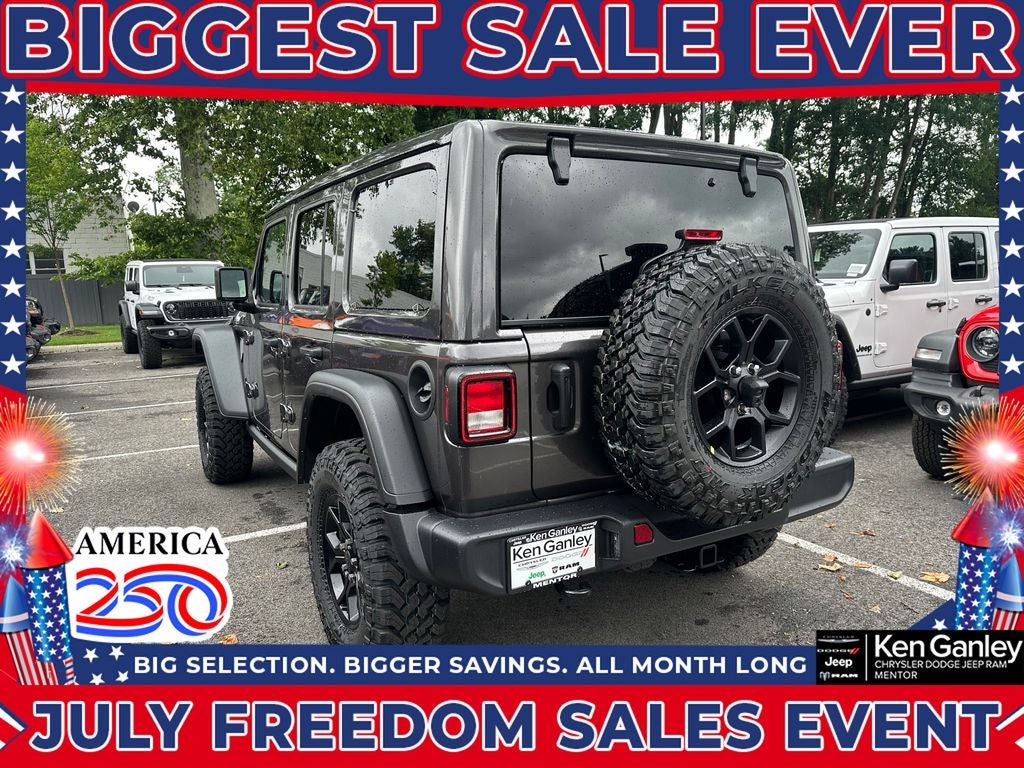 2026 Jeep Wrangler WRANGLER 4-DOOR WILLYS
