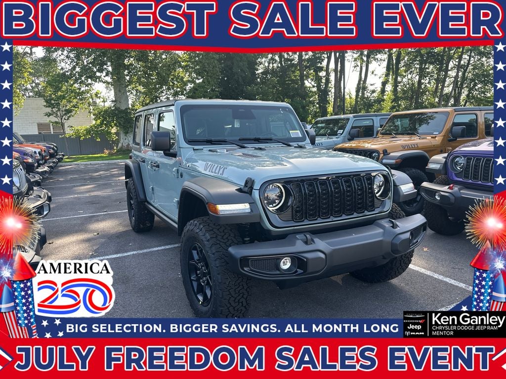 2026 Jeep Wrangler WRANGLER 4-DOOR WILLYS