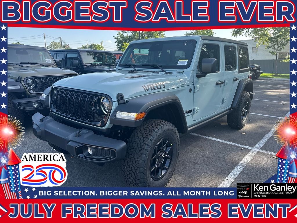 2026 Jeep Wrangler WRANGLER 4-DOOR WILLYS