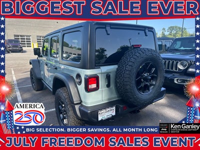 2026 Jeep Wrangler WRANGLER 4-DOOR WILLYS