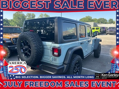 2026 Jeep Wrangler WRANGLER 4-DOOR WILLYS