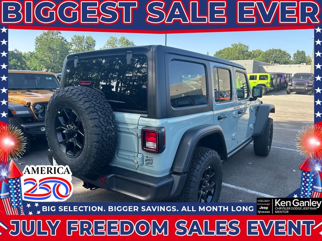 2026 Jeep Wrangler WRANGLER 4-DOOR WILLYS