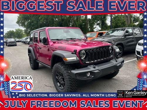 2026 Jeep Wrangler WRANGLER 4-DOOR WILLYS
