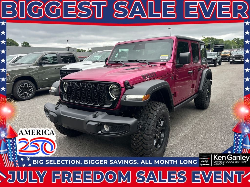 2026 Jeep Wrangler WRANGLER 4-DOOR WILLYS