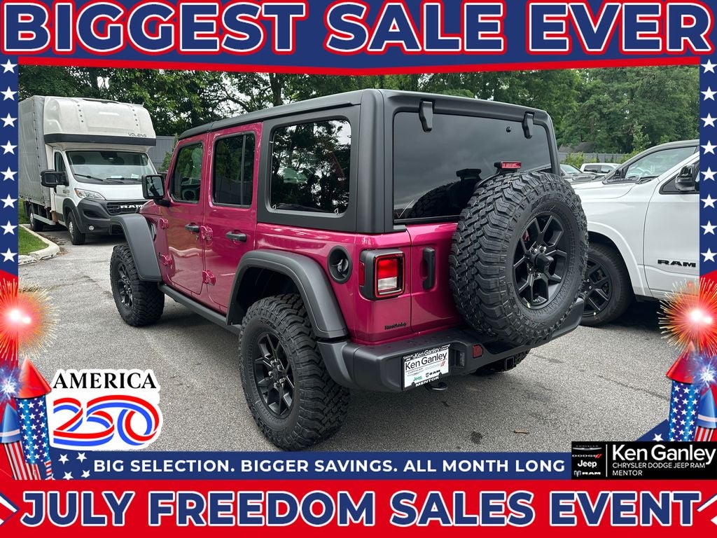 2026 Jeep Wrangler WRANGLER 4-DOOR WILLYS