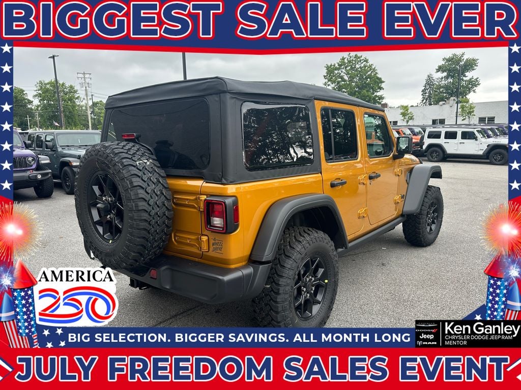 2026 Jeep Wrangler WRANGLER 4-DOOR WILLYS