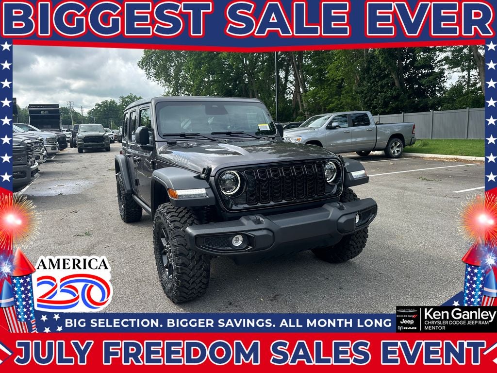 2026 Jeep Wrangler WRANGLER 4-DOOR WILLYS