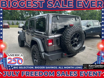 2026 Jeep Wrangler WRANGLER 4-DOOR WILLYS