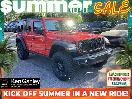 2026 Jeep Wrangler WRANGLER 4-DOOR WILLYS