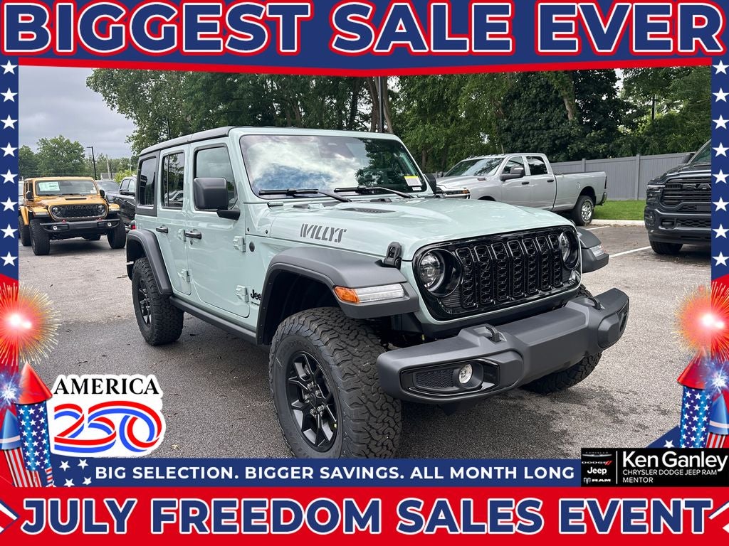 2026 Jeep Wrangler WRANGLER 4-DOOR WILLYS