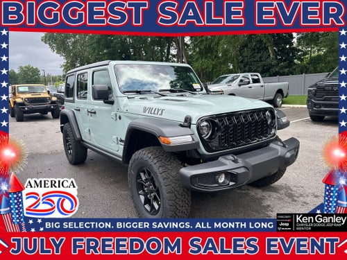 2026 Jeep Wrangler WRANGLER 4-DOOR WILLYS