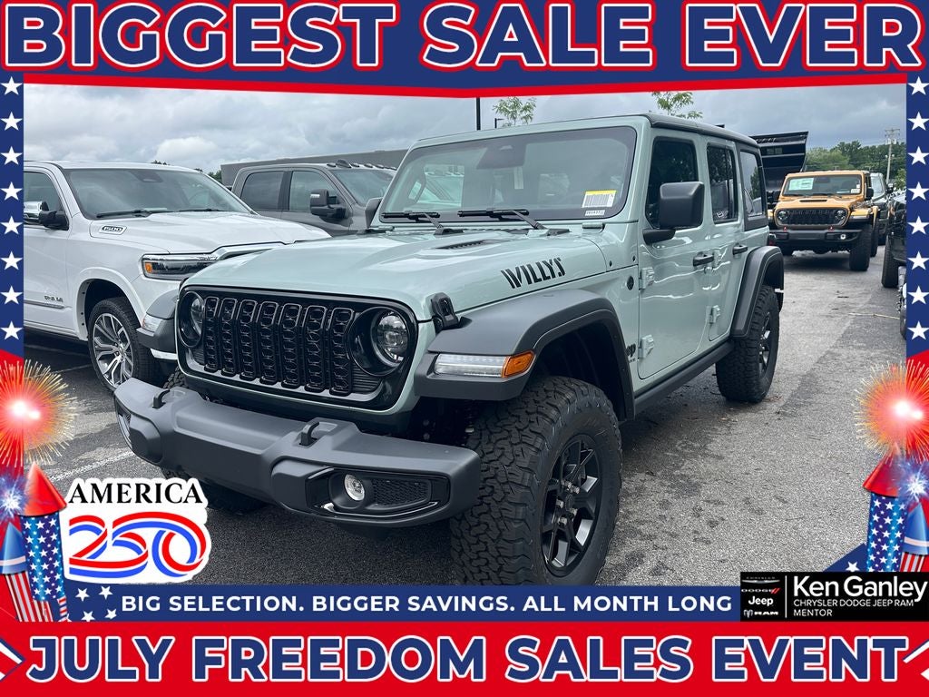 2026 Jeep Wrangler WRANGLER 4-DOOR WILLYS
