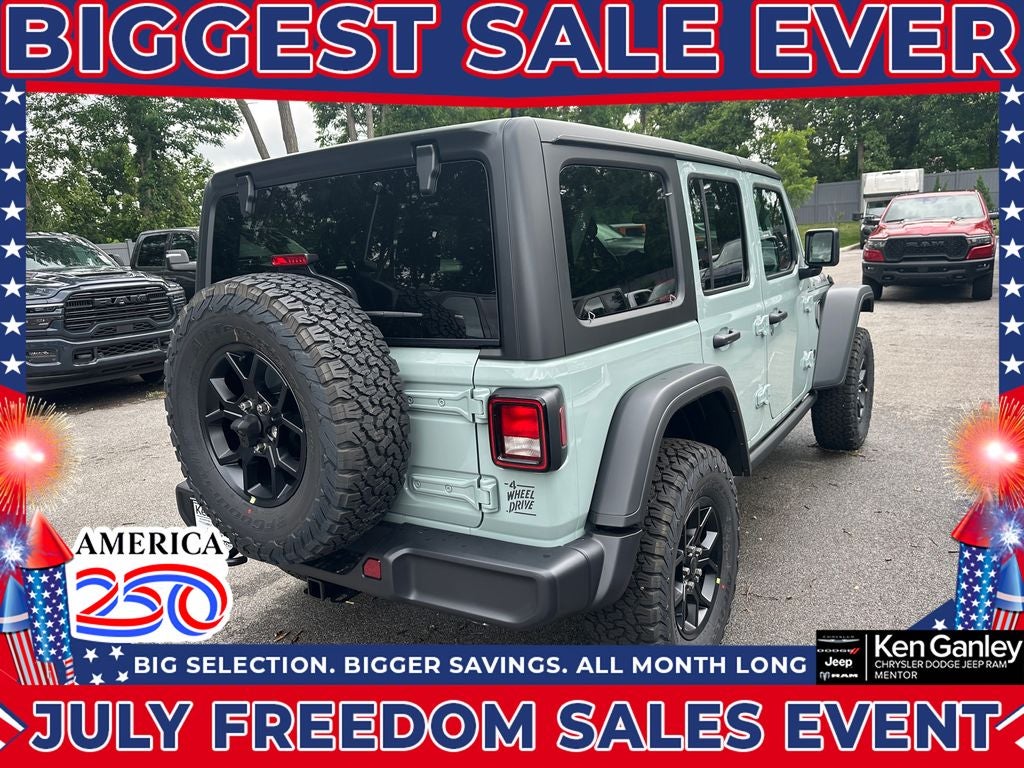 2026 Jeep Wrangler WRANGLER 4-DOOR WILLYS