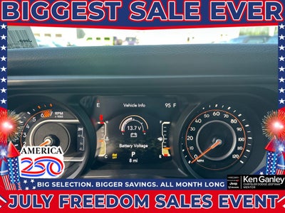 2026 Jeep Wrangler WRANGLER 4-DOOR SPORT S