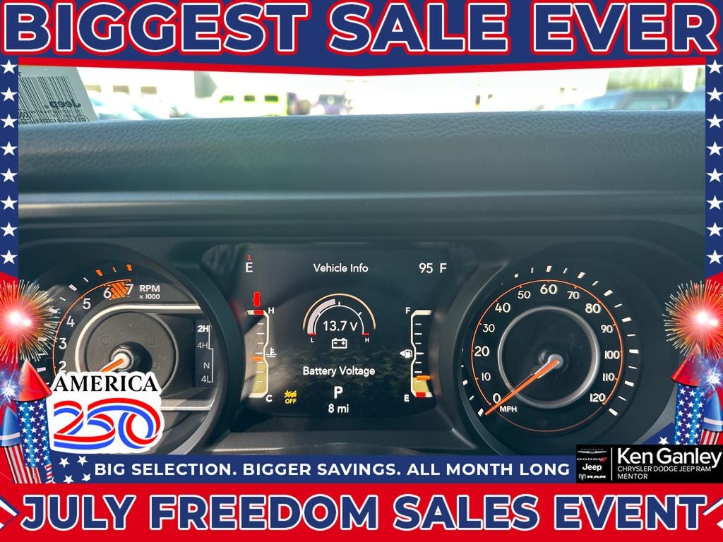 2026 Jeep Wrangler WRANGLER 4-DOOR SPORT S