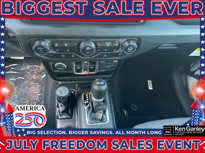 2026 Jeep Wrangler WRANGLER 4-DOOR SPORT S