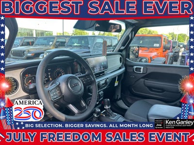2026 Jeep Wrangler WRANGLER 4-DOOR SPORT S