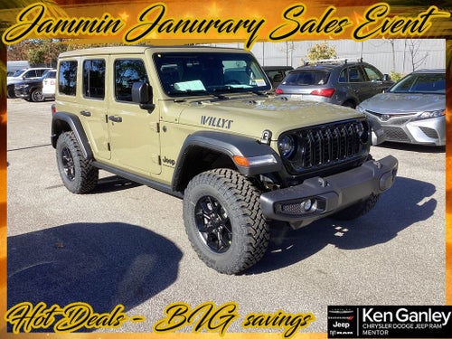 2026 Jeep Wrangler WRANGLER 4-DOOR WILLYS