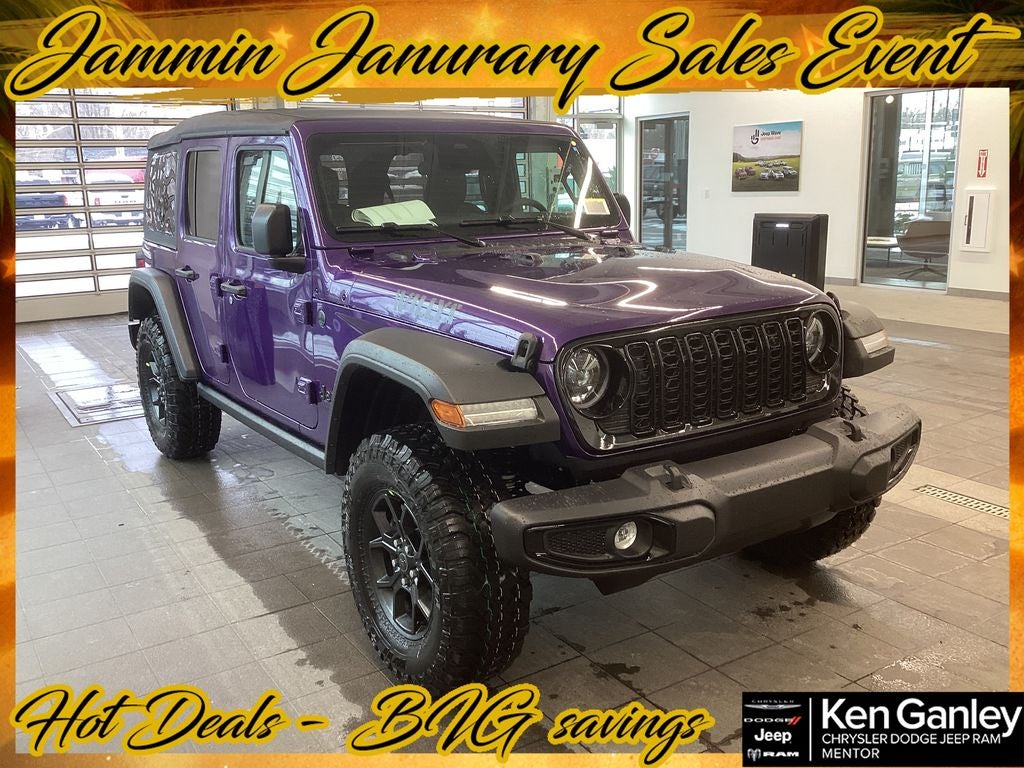 2026 Jeep Wrangler WRANGLER 4-DOOR WILLYS