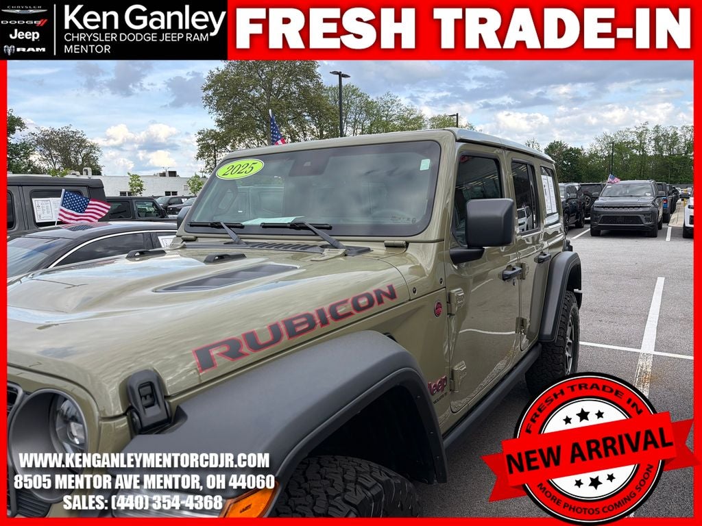 2025 Jeep Wrangler 4-Door Rubicon 4x4