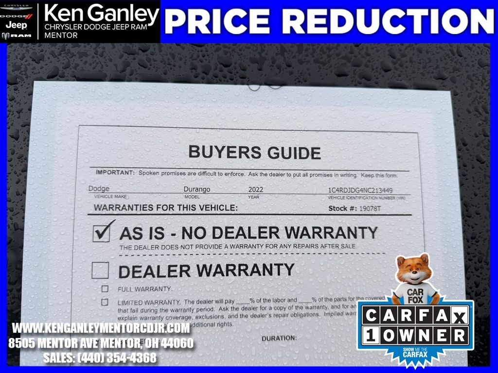 2022 Dodge Durango GT Plus AWD