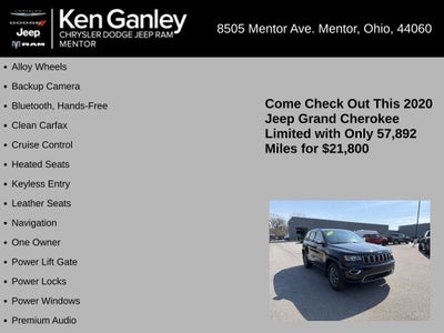 2020 Jeep Grand Cherokee Limited 4x4
