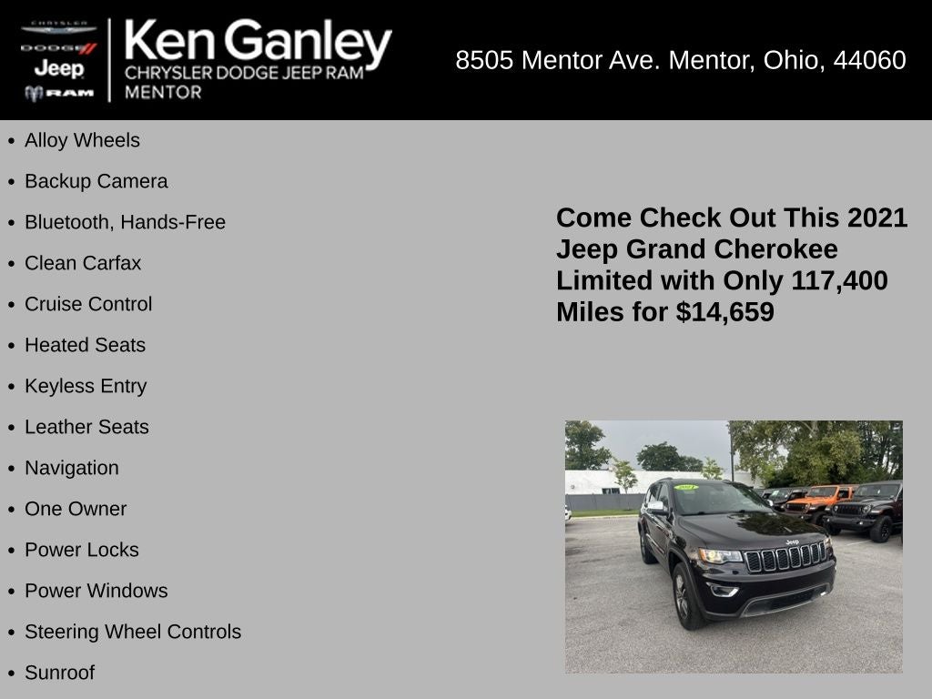 2021 Jeep Grand Cherokee Limited 4x4