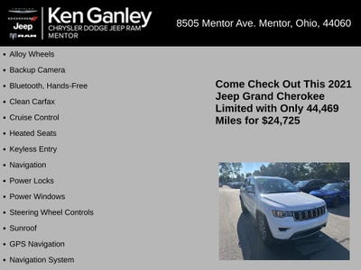 2021 Jeep Grand Cherokee Limited 4x4